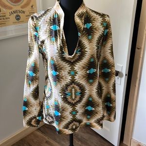 Tory Burch, Stephanie tunic size 2